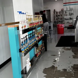 Inside the back area