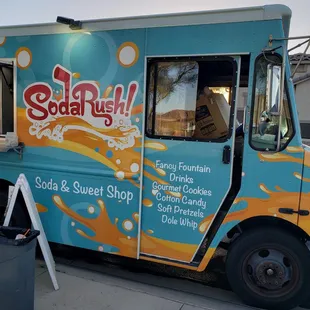 Exterior of the food truck