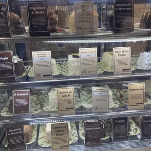 Cake selection on the day