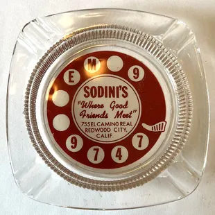 a red and white clock