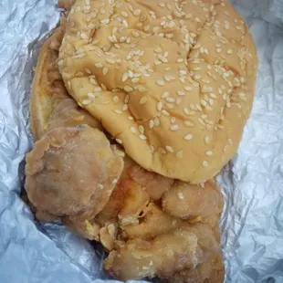 Fried chicken sandwich