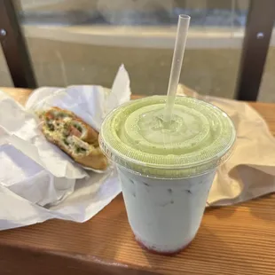 strawberry matcha