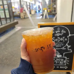 Mango Loveya Sweet Ice Tea