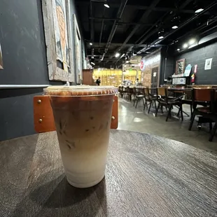 Iced Hazelnut Latte