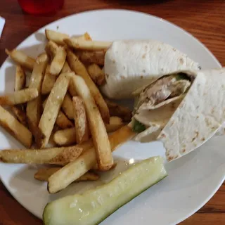 Smoked Chicken Salad Wrap Sandwich