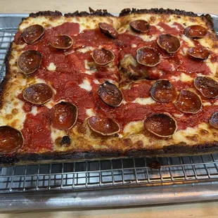 pizza, food