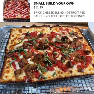 pizza, food
