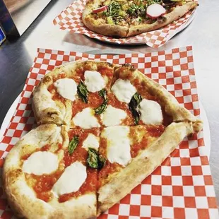 Carnitas and Margarita Pizza