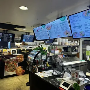 interior, sushi and sashimi