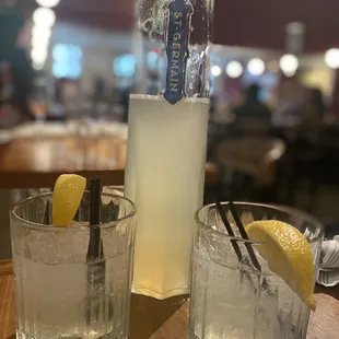 Hummingbird - serves 2 (Gin, St. Germain, Mint and Lemon) *chef&apos;s kiss*