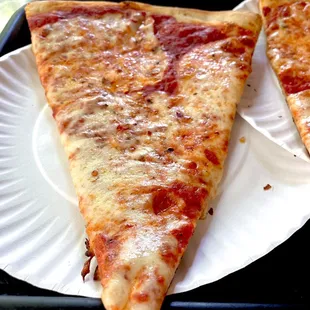 Legit NYC pizza. The "classica" slice aka plain cheese. So good