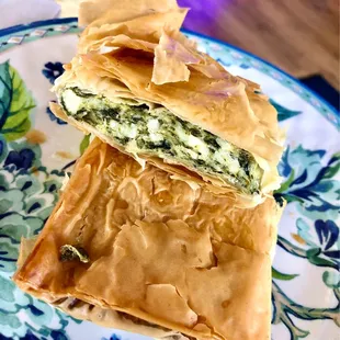 Spanakopita is delicious