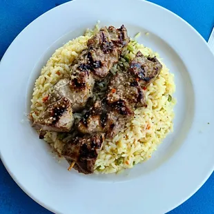 Steak skewers