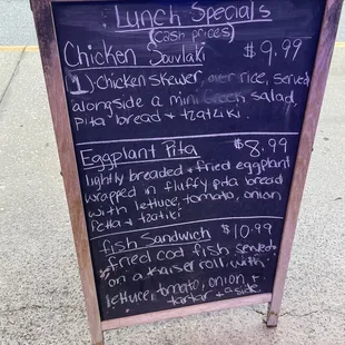 Lunch Specials