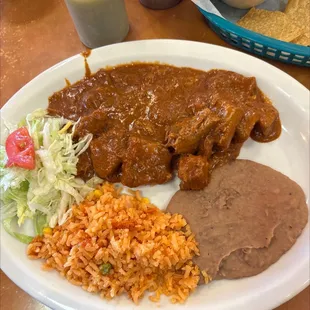 Carne Guisada plate