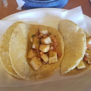 Potato a la mexicana tacos