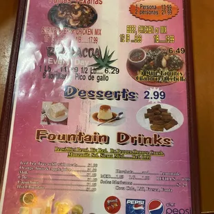 ramen and noodles, menu