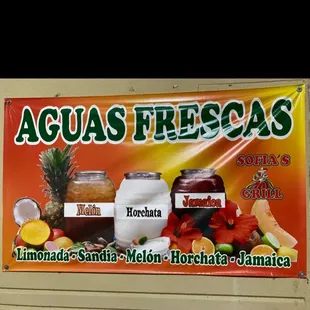 Tenemos las mejores aguas frescas