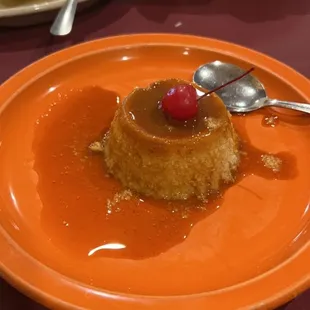 Caramel flan.