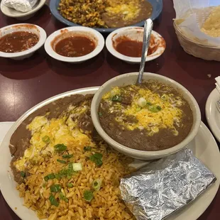 Green Chile and Chorizo and eggs!