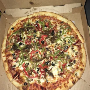 xl vegetarian pizza