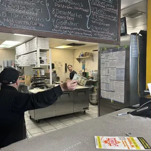 The boss and place of business !