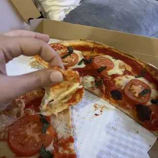 Glob of cheese just coming off like nothing