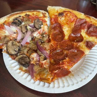 Pepperoni and Deluxe