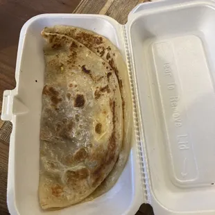 Baleada con carne asada
