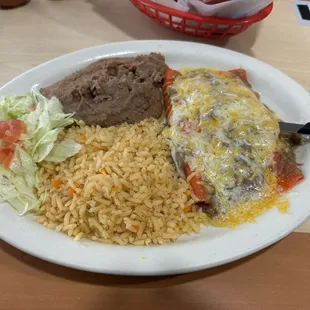 Enchilada plate
