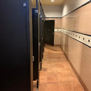 a row of stalls