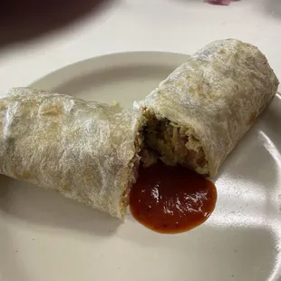 Excellent Breakfast Burrito