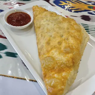 10. Cheburek with Mushrom & Cheese