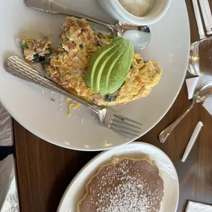 Baconado omelette and pancake