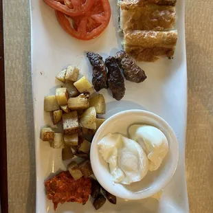 Albanian Sausage and Eggs