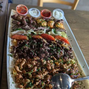 This mixed grill is for more than 2 ppl! Delish
