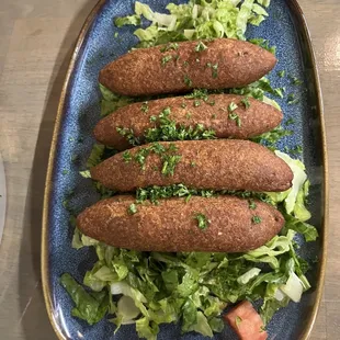 Meat stuffed Kibbeh Great appetizer