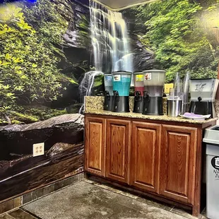 Drink area new wallpaper to refresh your mind