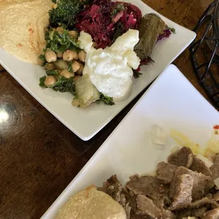 Salad, Hummus