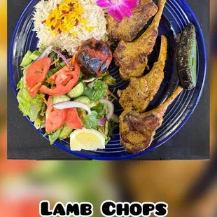Lamb chops plate