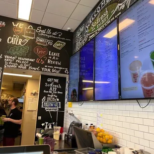 Inside menu