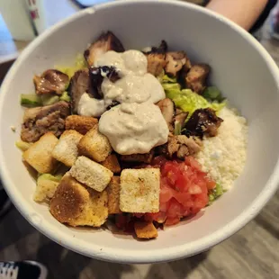 Chicken Caesar salad