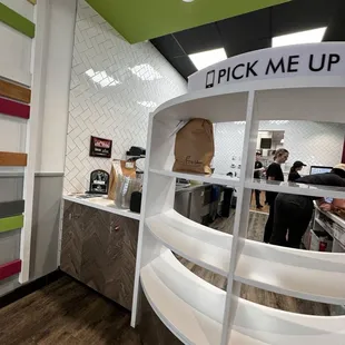 Pick up area