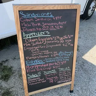 Current Menu