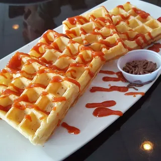 Guava & Nutella Waffles