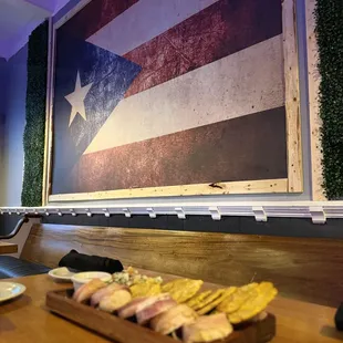 interior, sushi and sashimi