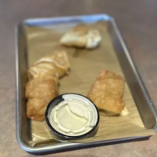 Jalapeño cream cheese egg rolls