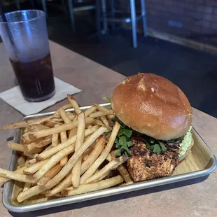 Blackened Salmon Sandwich