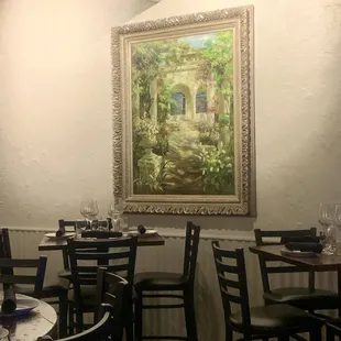 Right off the bar, so inviting.