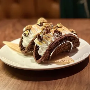 Chocolate tacos